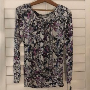 AB STUDIO sz S long sleeve blouse new with tags